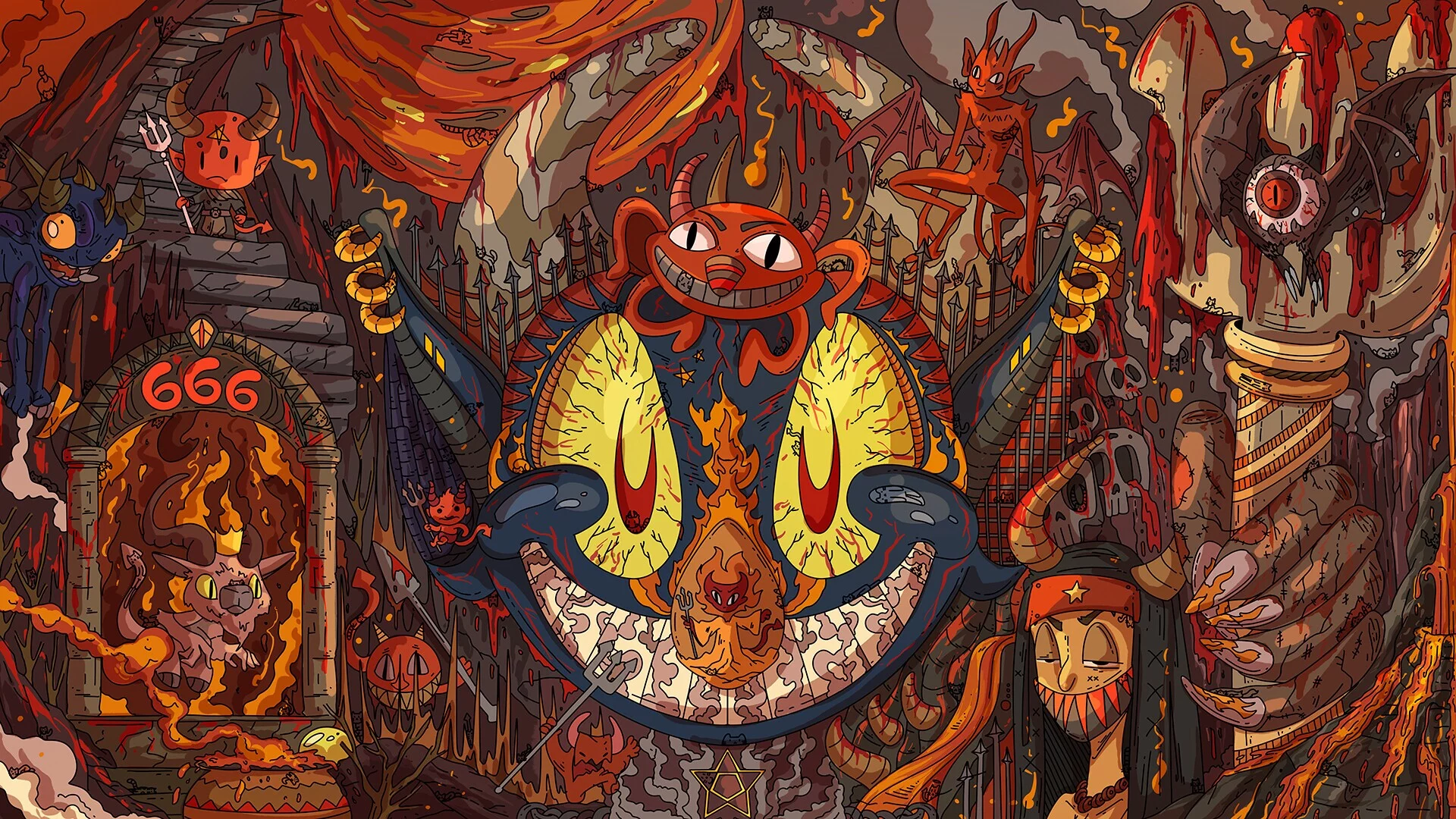 Изображение игры: 100 Demon Cats