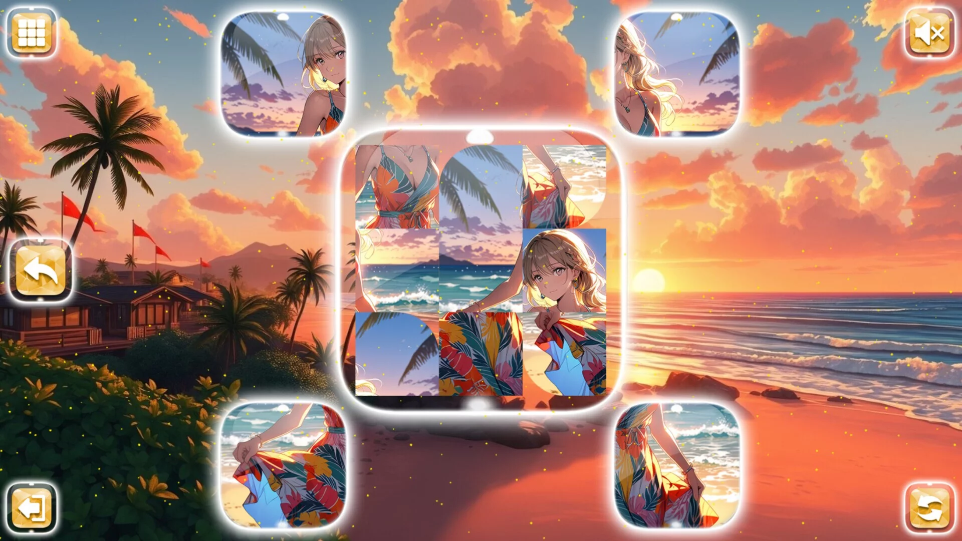 Изображение игры: Lovely Anime Puzzle: Summer