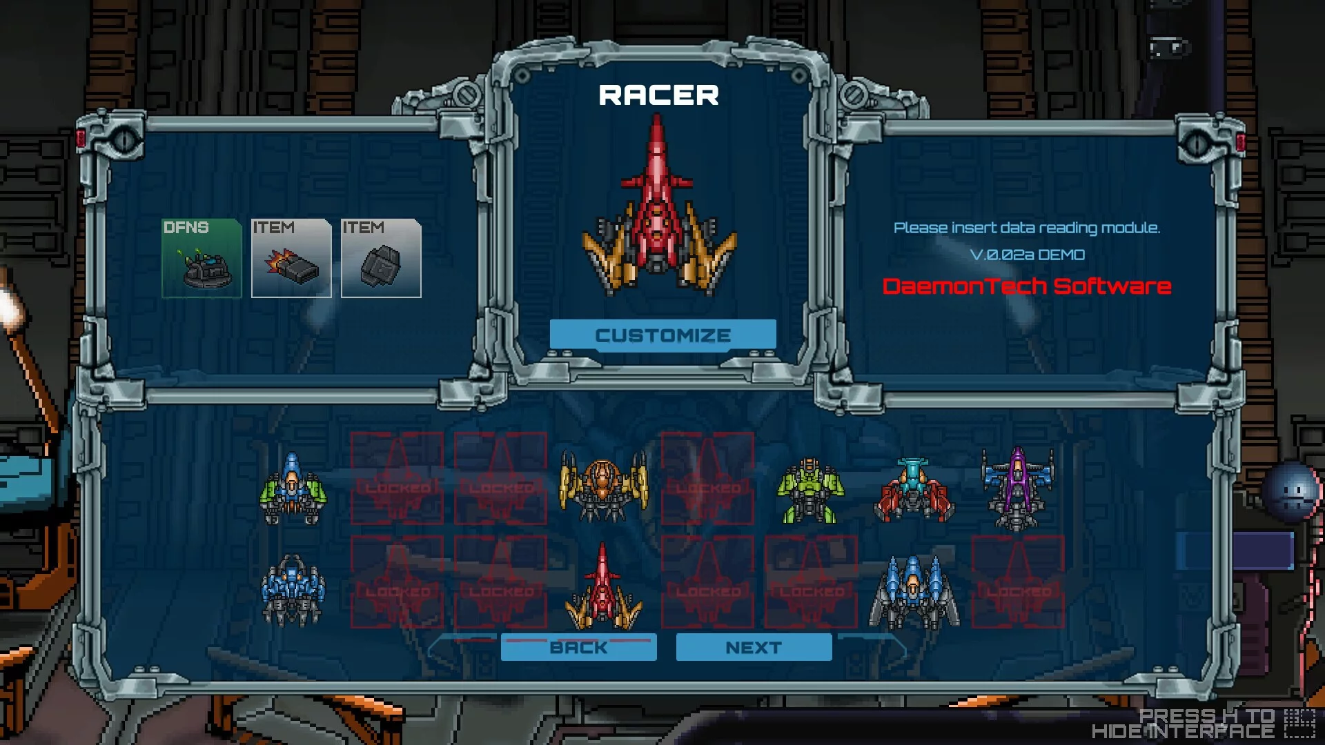 Изображение игры: Hyperspace Striker