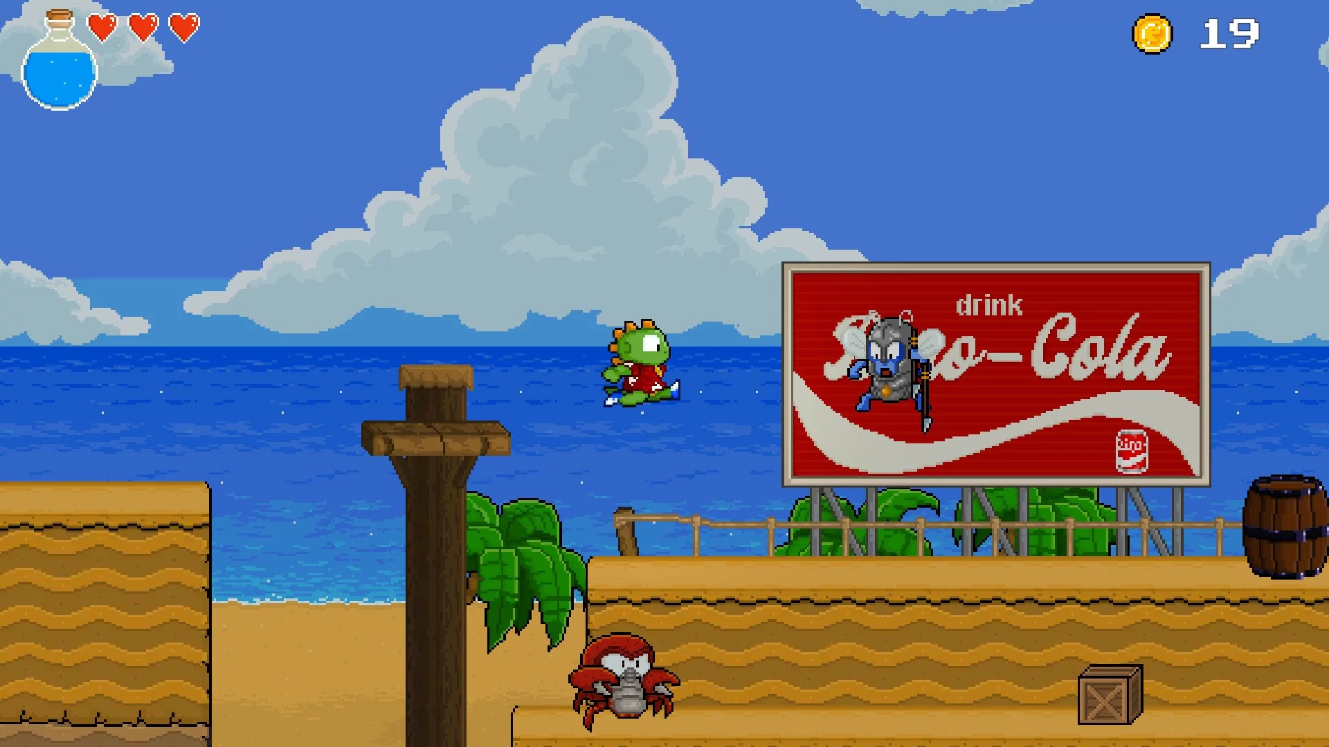 Изображение игры: Dinopunk: the Cacops adventure