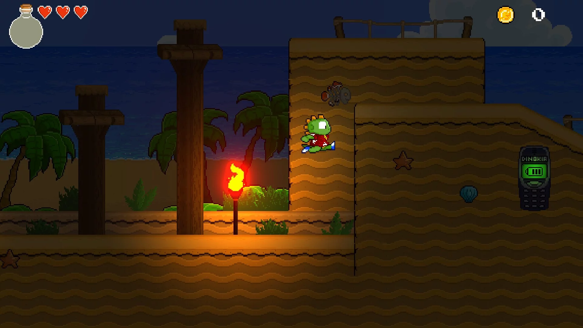 Изображение игры: Dinopunk: the Cacops adventure