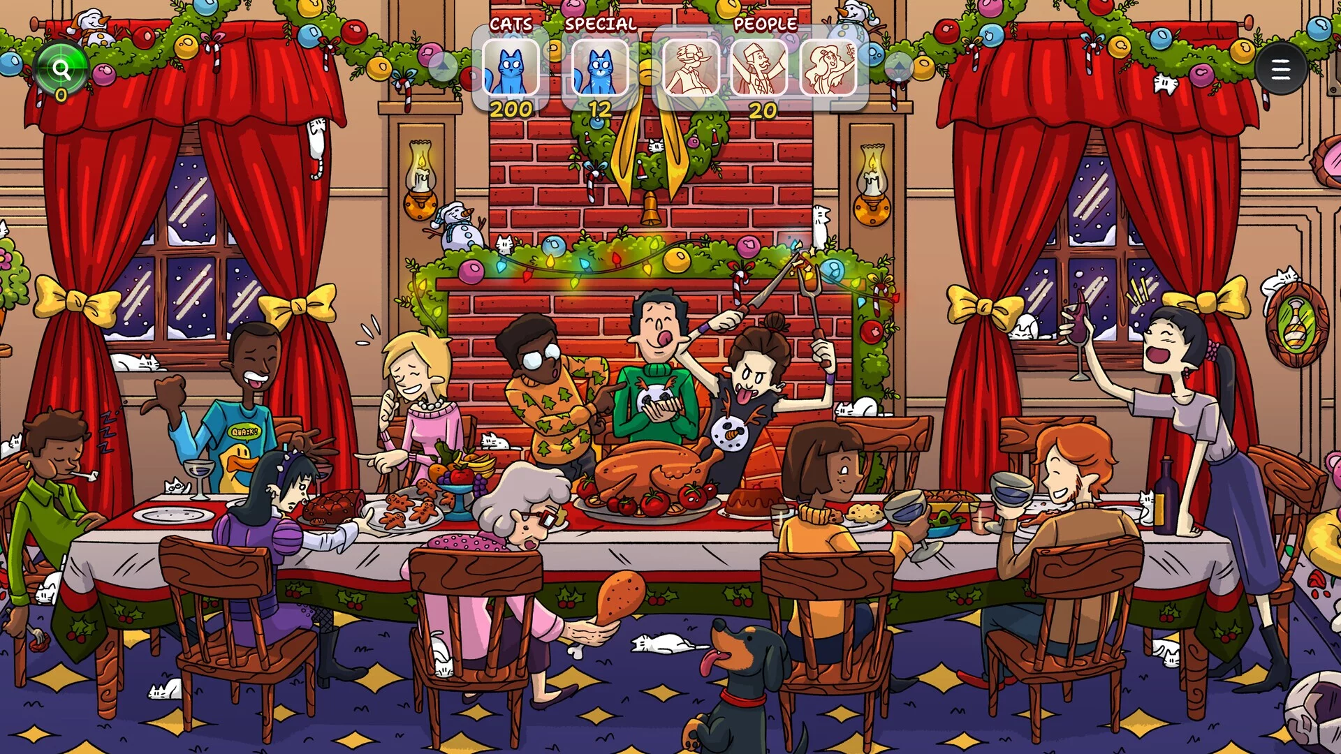 Изображение игры: Hidden Cats in Christmas
