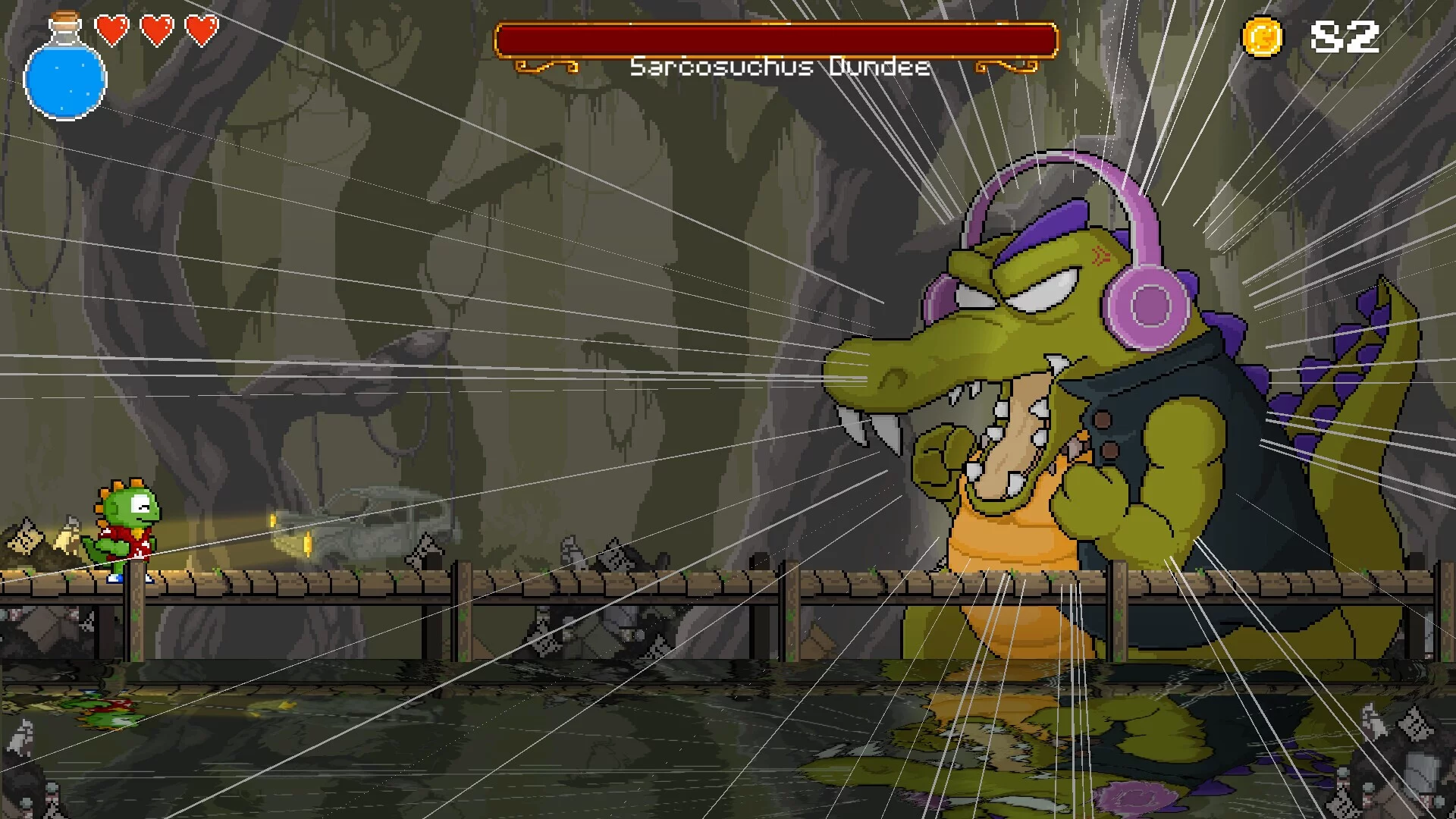 Изображение игры: Dinopunk: the Cacops adventure