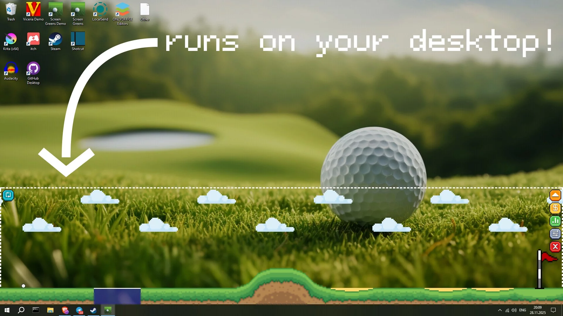 Изображение игры: Screen Greens