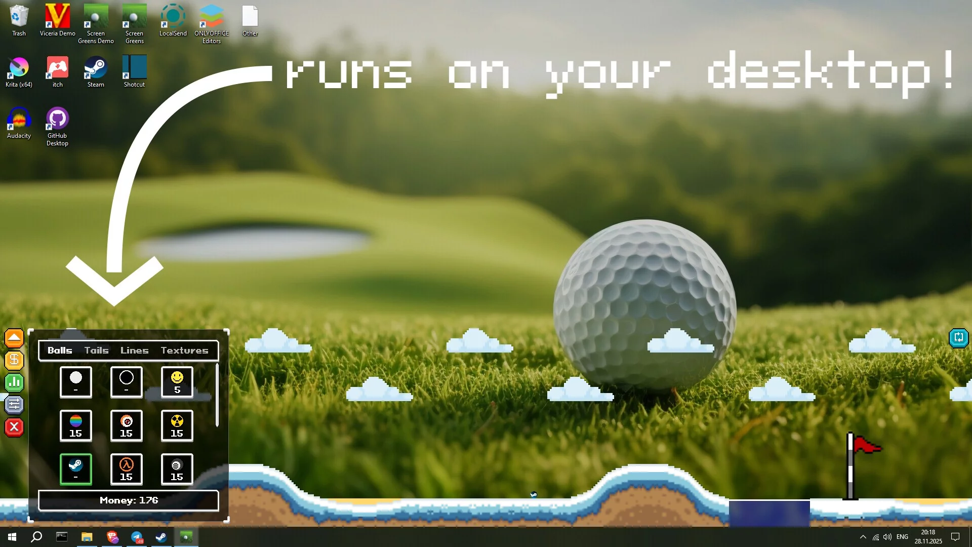 Изображение игры: Screen Greens