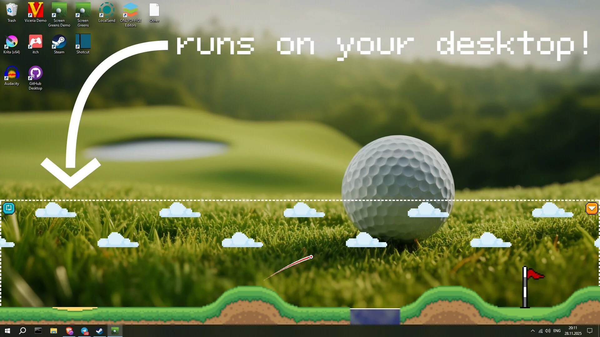 Изображение игры: Screen Greens