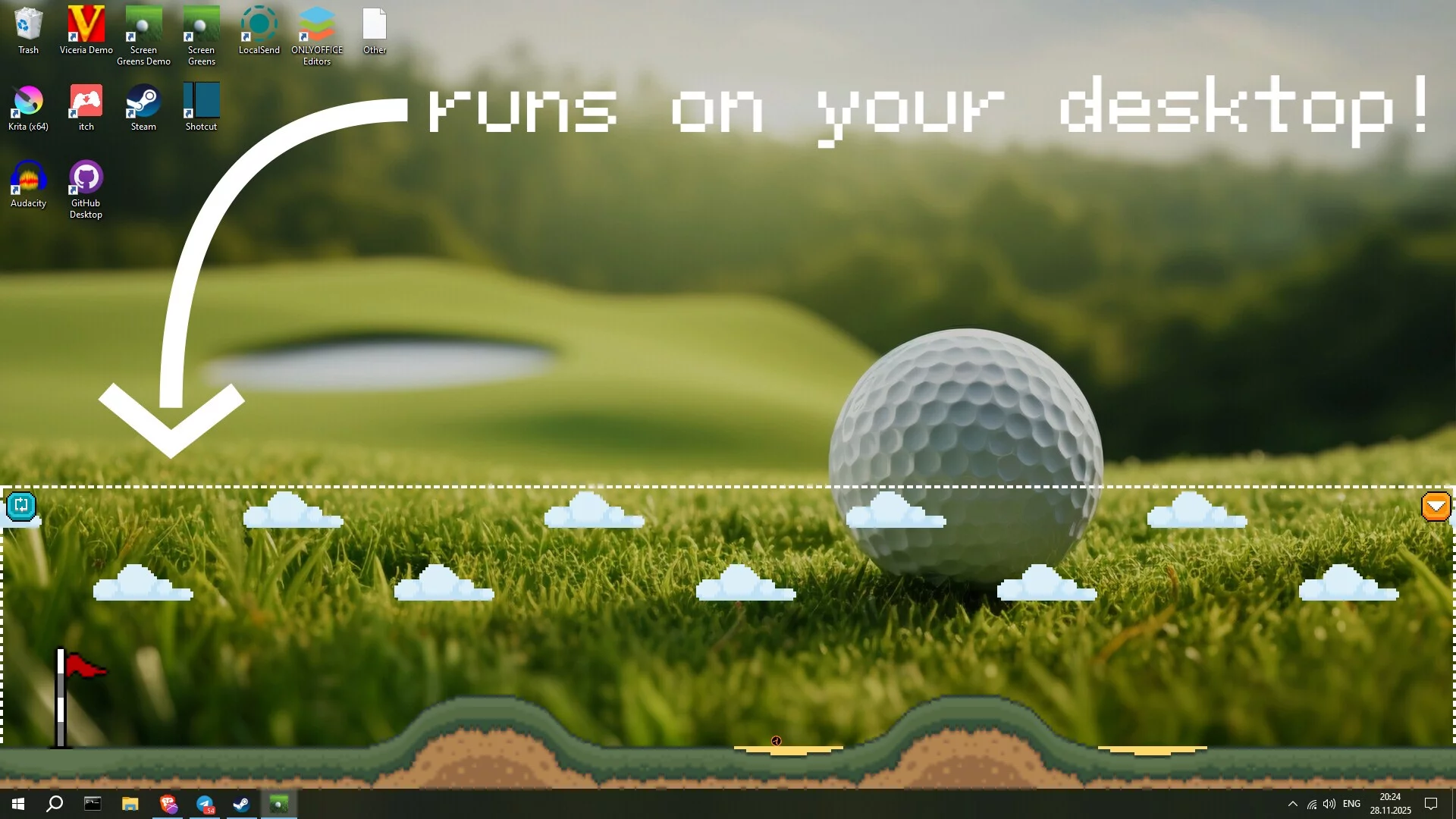 Изображение игры: Screen Greens