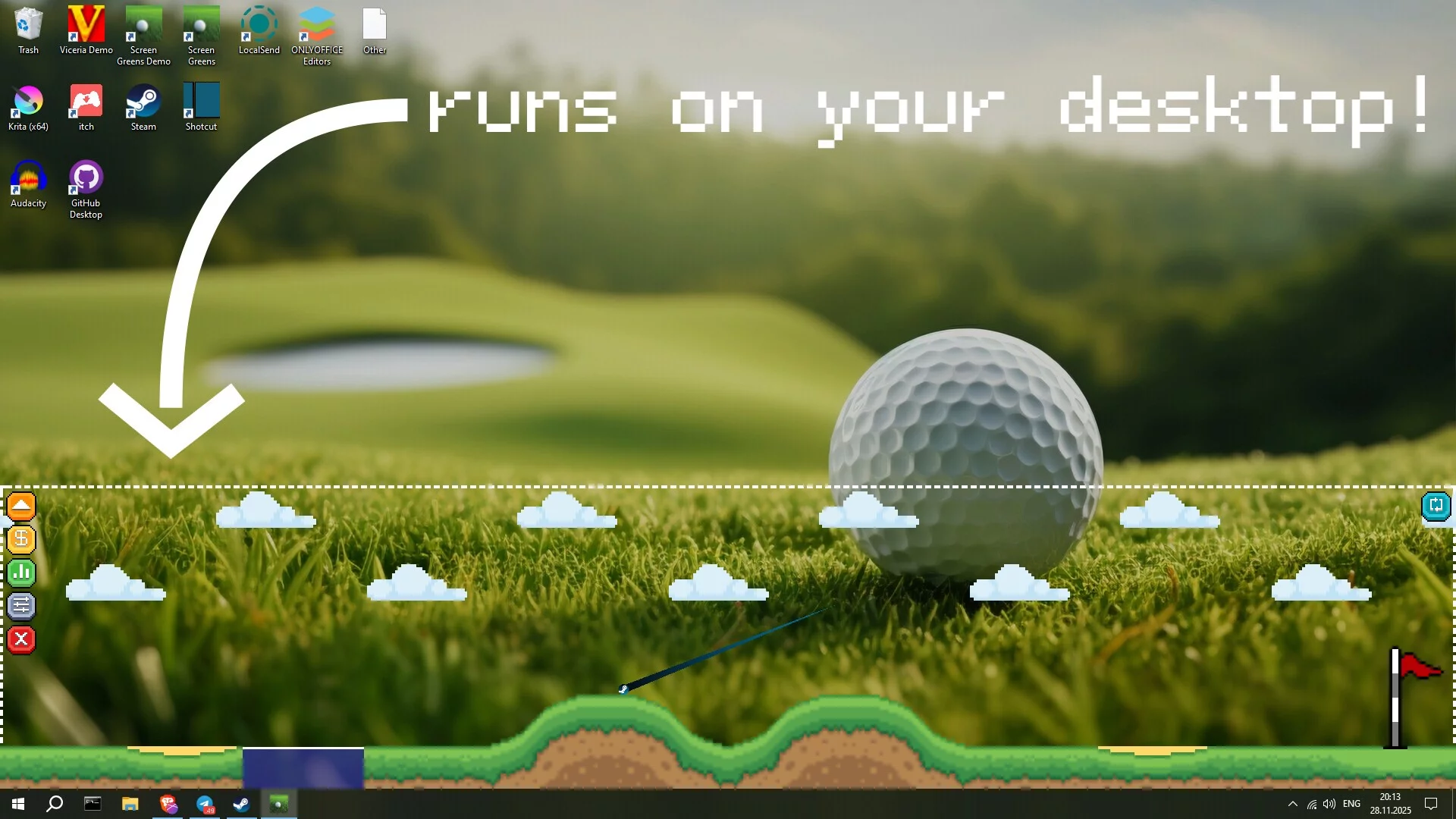 Изображение игры: Screen Greens