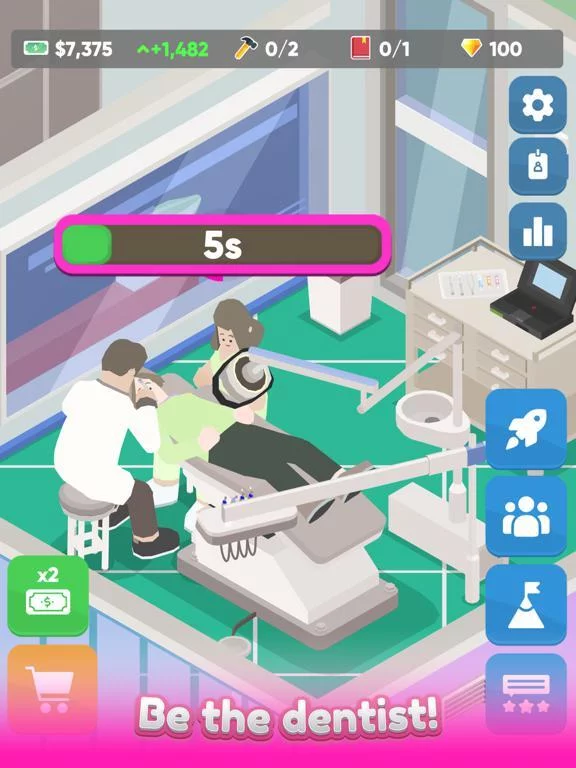 Изображение игры: Idle Dentist! Simulator Games