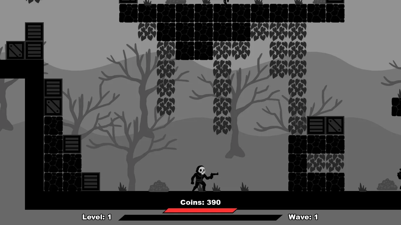 Изображение игры: Skull Bullets
