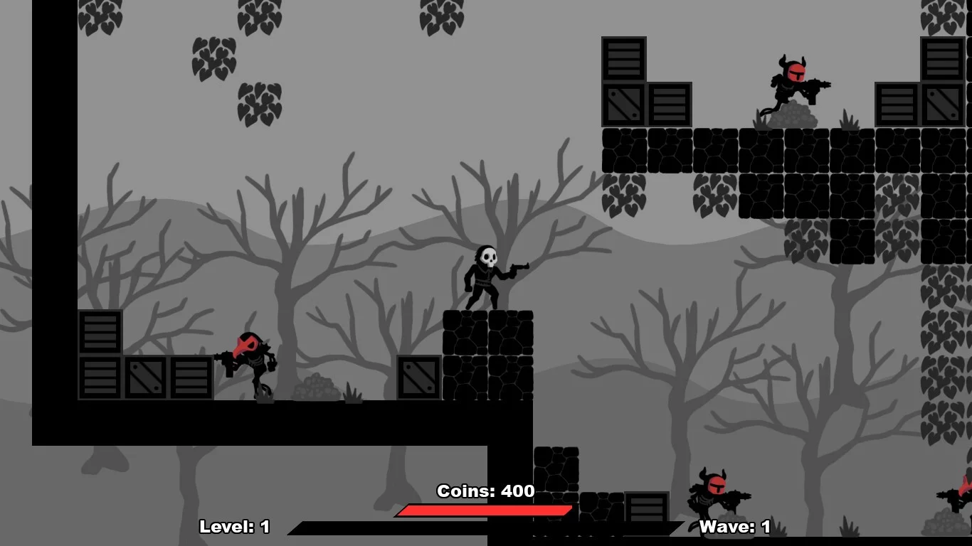 Изображение игры: Skull Bullets