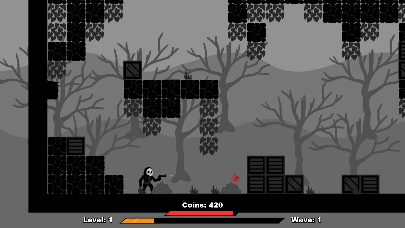 Изображение игры: Skull Bullets