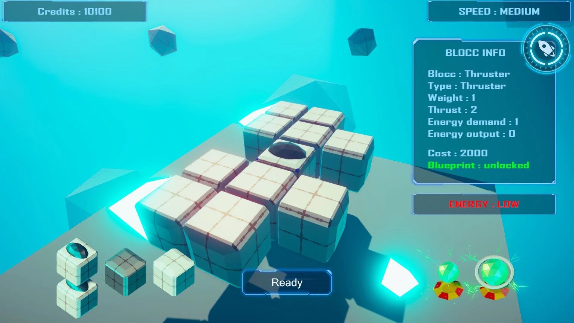 Изображение игры: SpaceBlocc