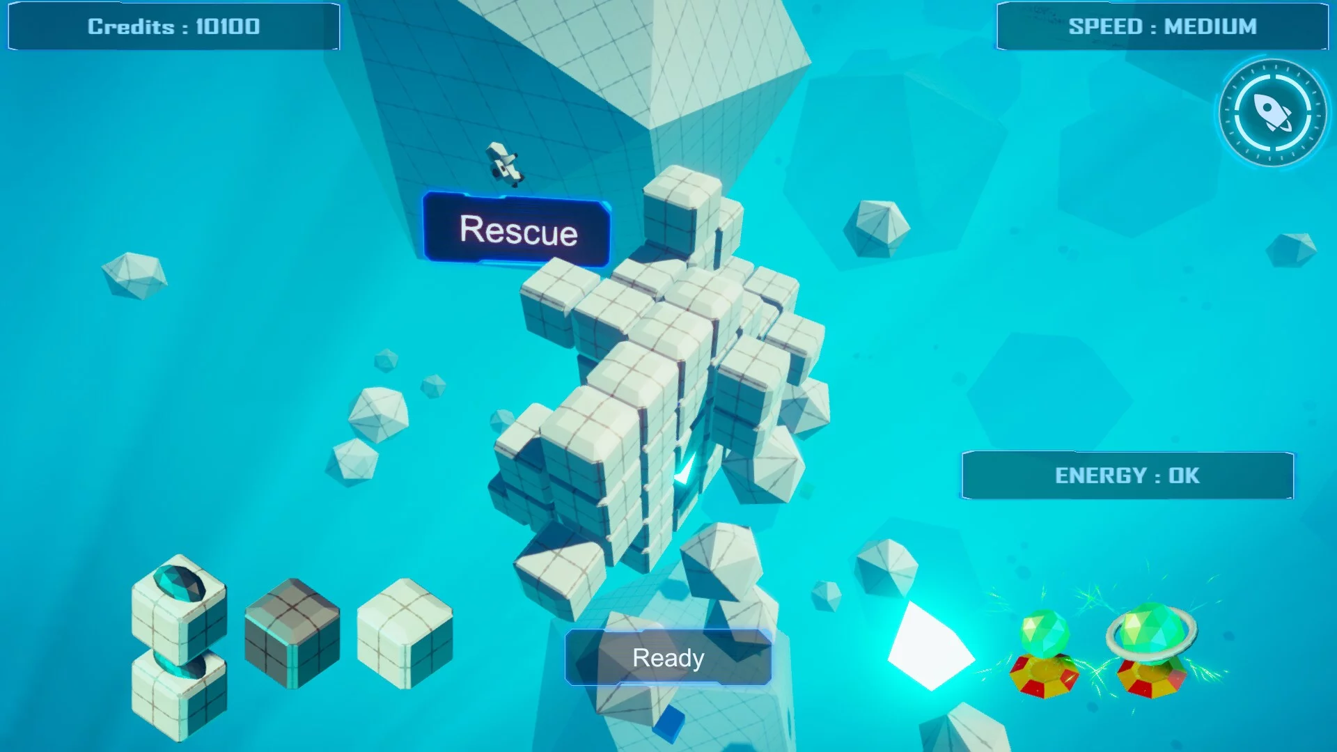 Изображение игры: SpaceBlocc