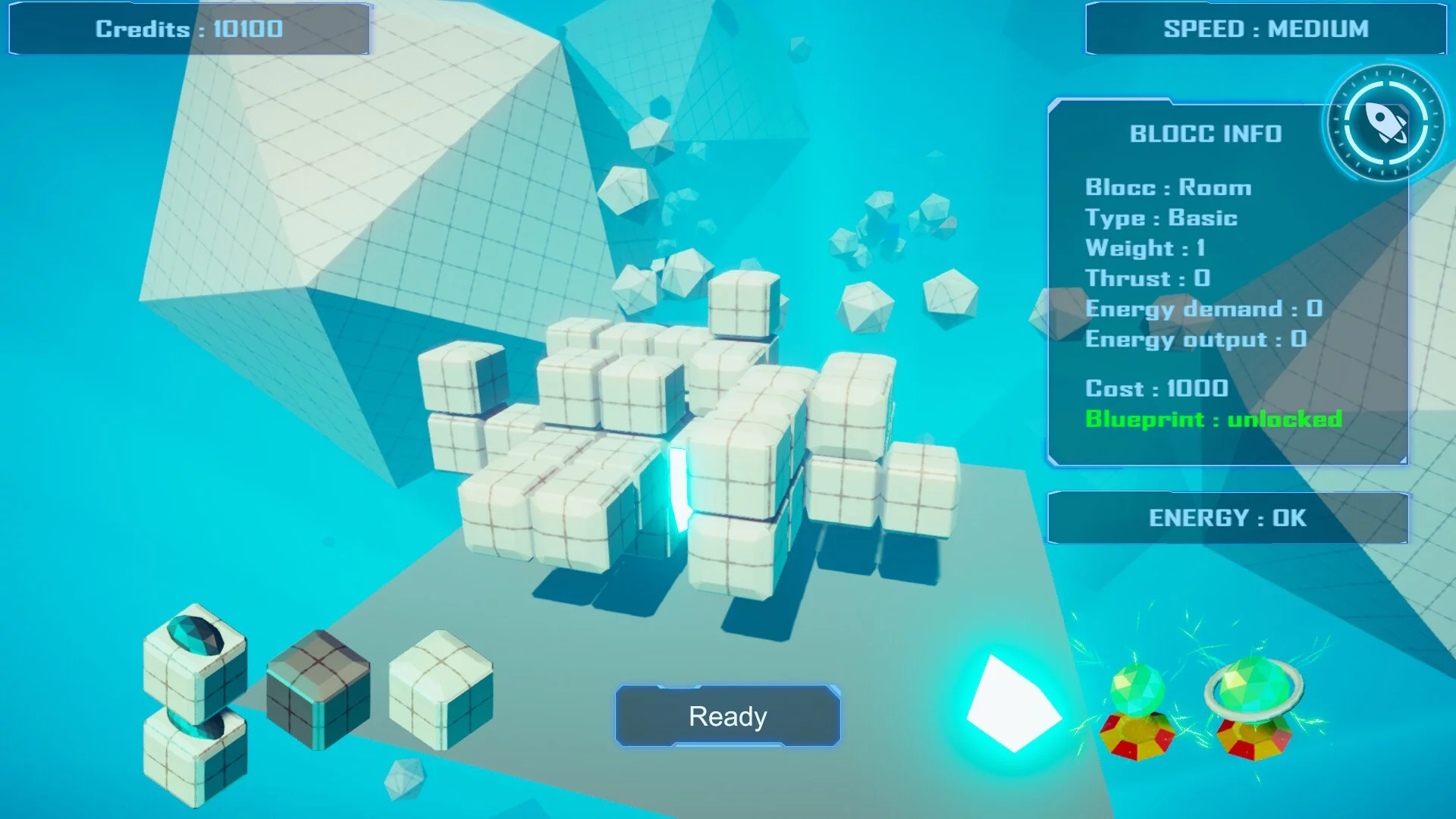 Изображение игры: SpaceBlocc