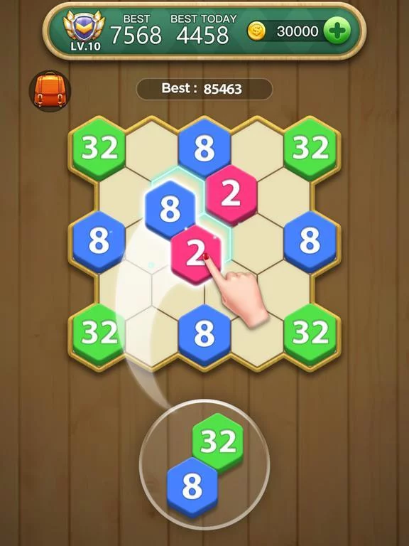 Изображение игры: Hexa Number Puzzle