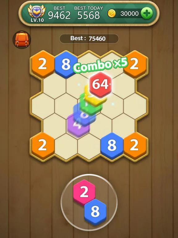 Изображение игры: Hexa Number Puzzle