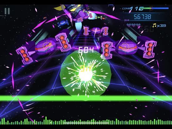 Изображение игры: Galactigun: Rhythm Blaster