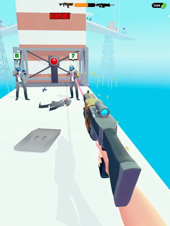 Изображение игры: Gun Run 3D!
