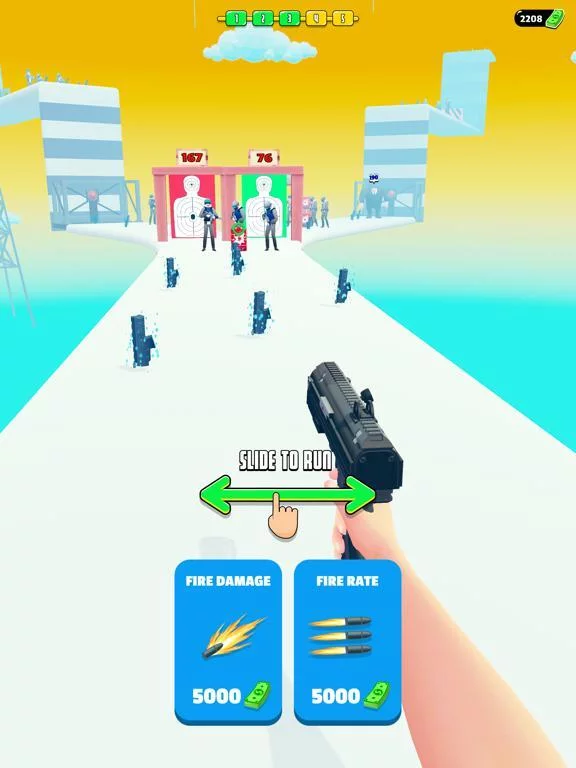 Изображение игры: Gun Run 3D!
