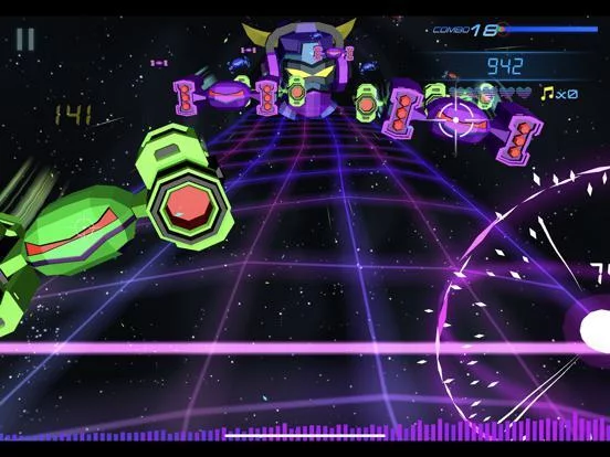 Изображение игры: Galactigun: Rhythm Blaster