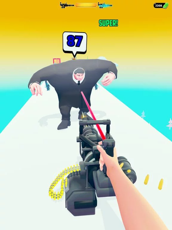 Изображение игры: Gun Run 3D!