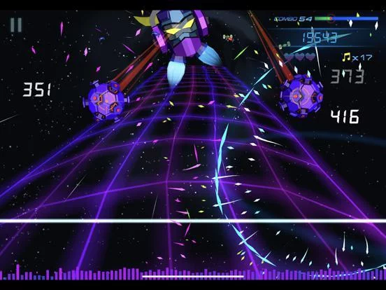 Изображение игры: Galactigun: Rhythm Blaster