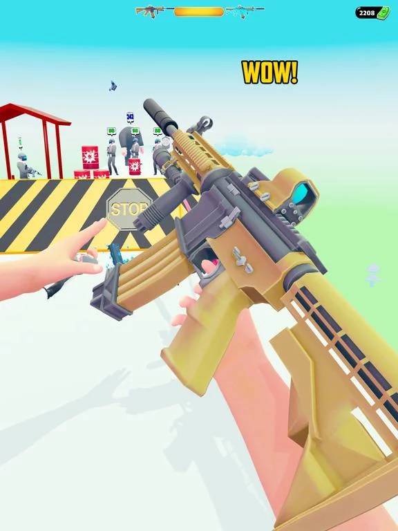 Изображение игры: Gun Run 3D!