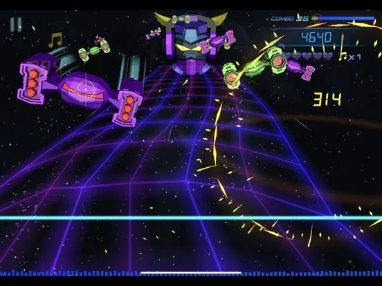 Изображение игры: Galactigun: Rhythm Blaster