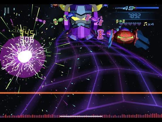 Изображение игры: Galactigun: Rhythm Blaster