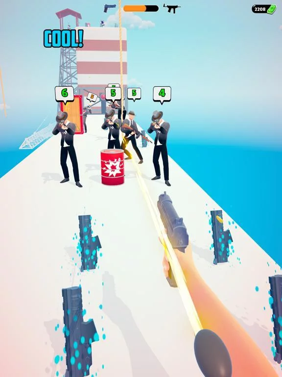 Изображение игры: Gun Run 3D!