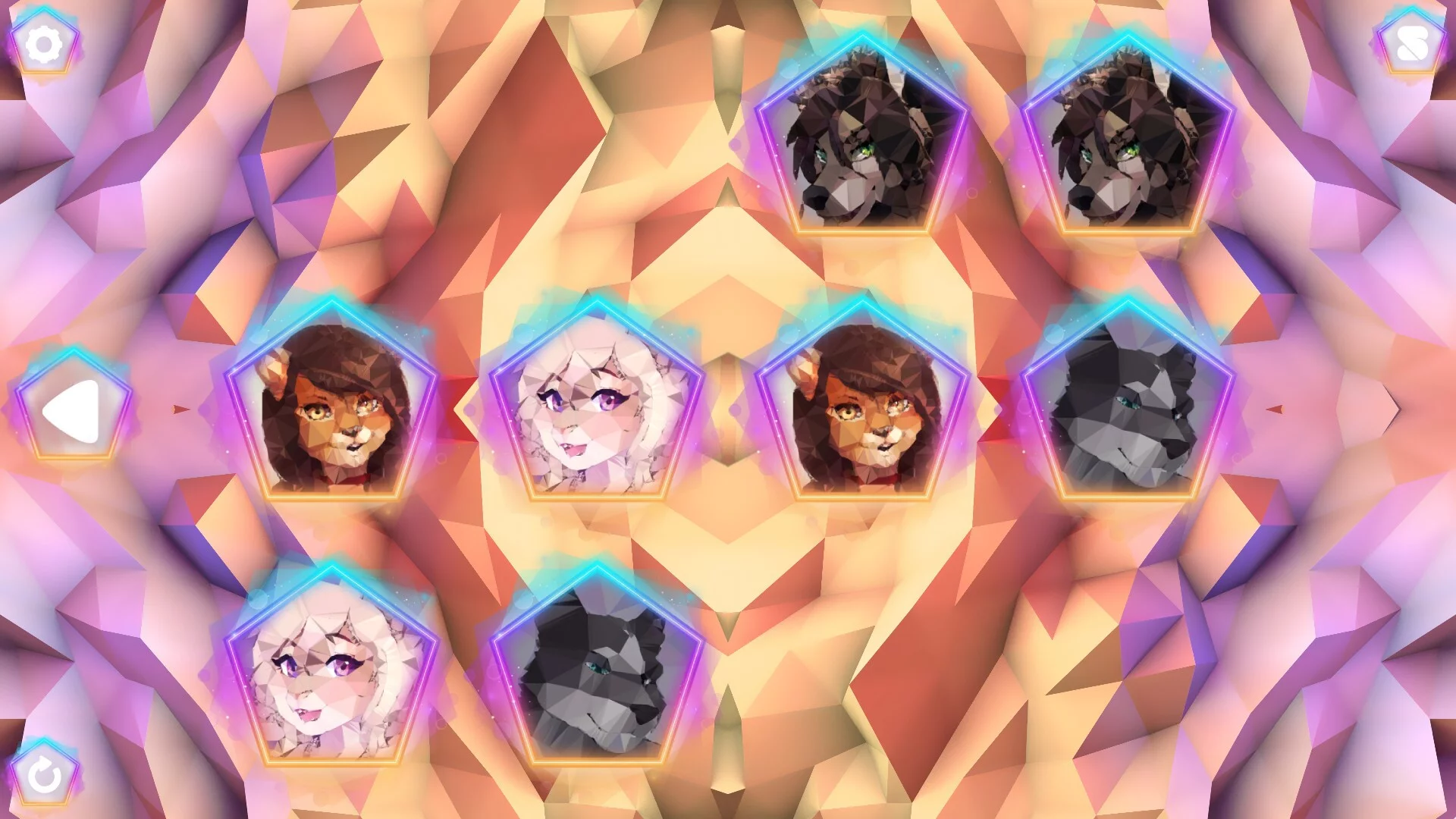 Изображение игры: Poly Memory: Furries