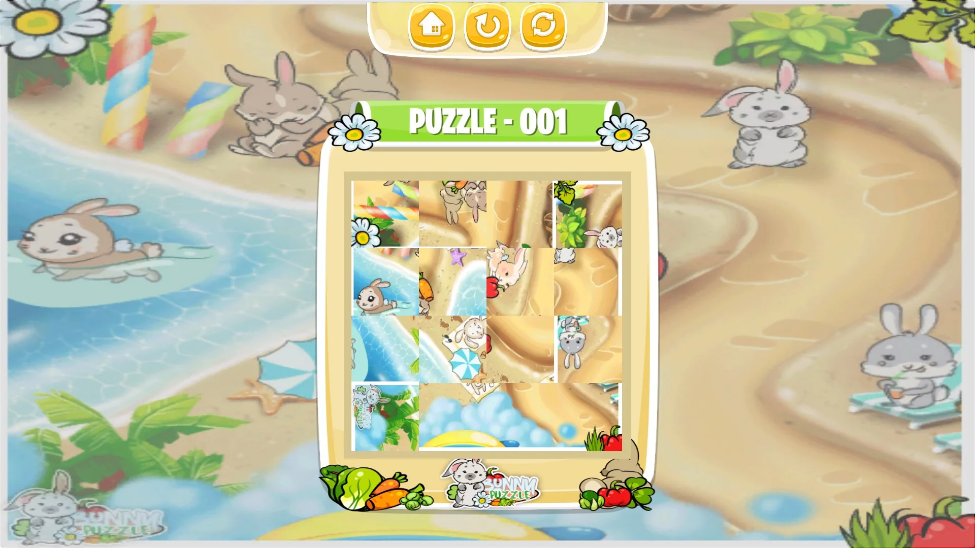 Изображение игры: Bunny Puzzle