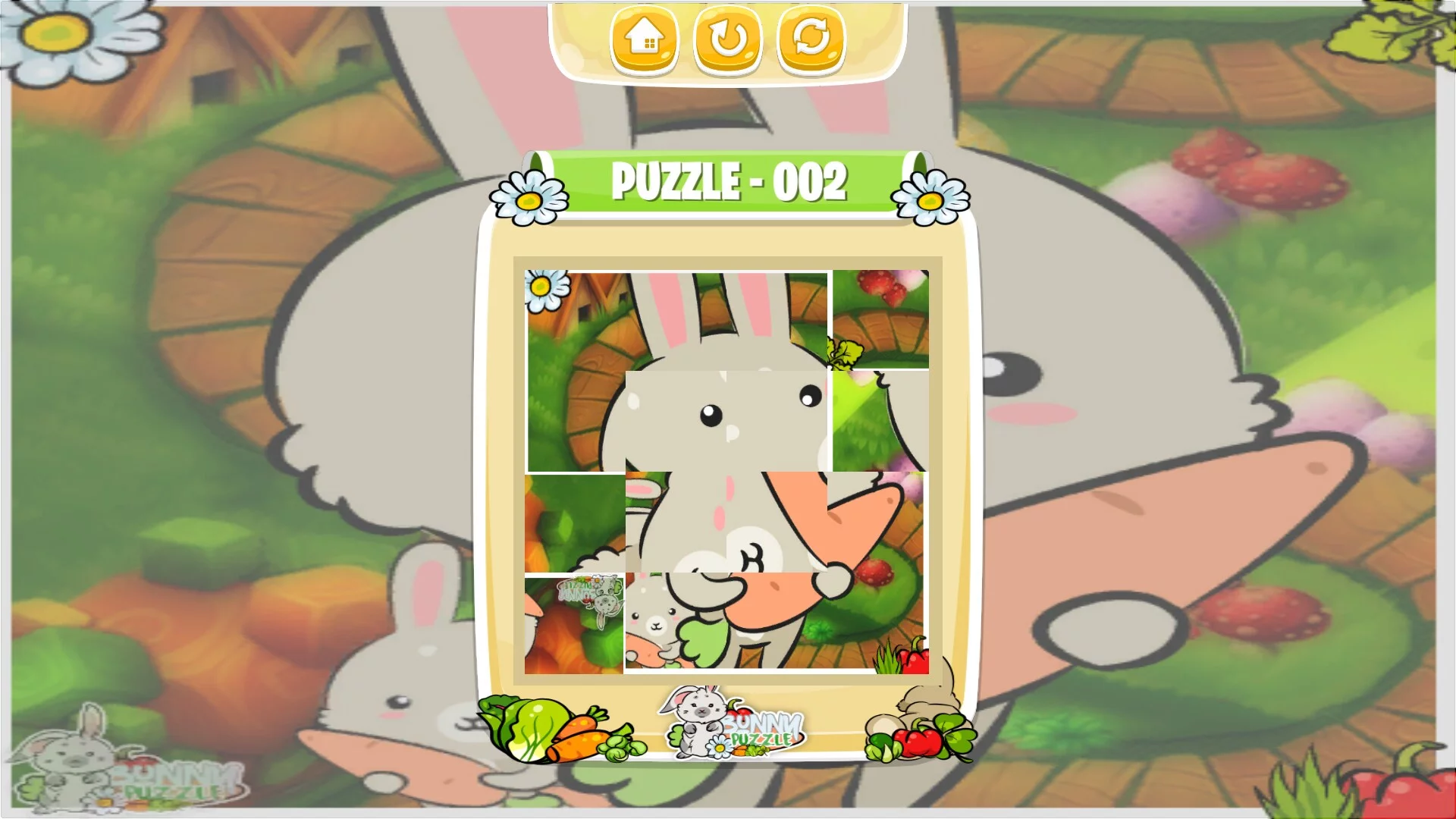 Изображение игры: Bunny Puzzle