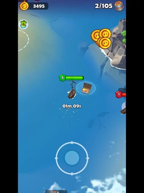 Изображение игры: Pirate Raid: Action Idle Sim