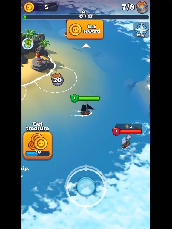 Изображение игры: Pirate Raid: Action Idle Sim