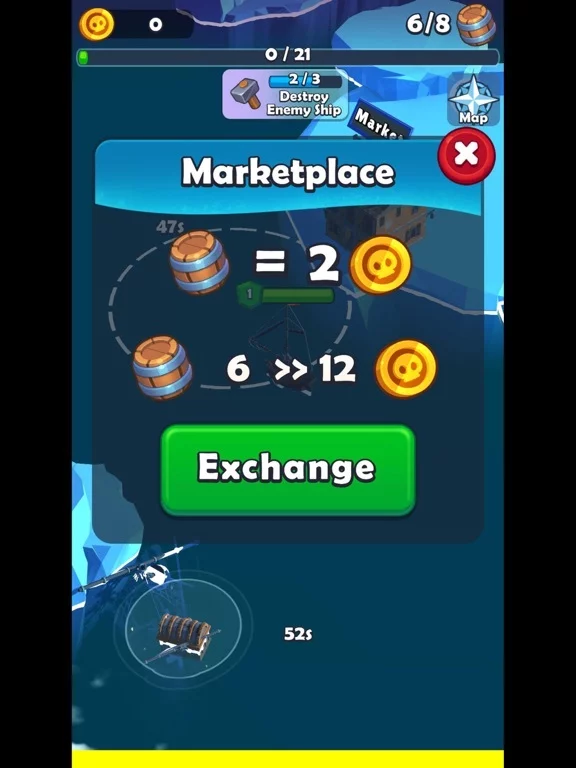 Изображение игры: Pirate Raid: Action Idle Sim