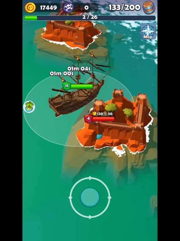 Изображение игры: Pirate Raid: Action Idle Sim