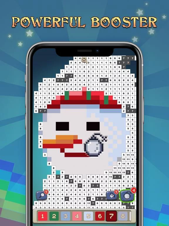 Изображение игры: Pixel Art Gallery: paint color