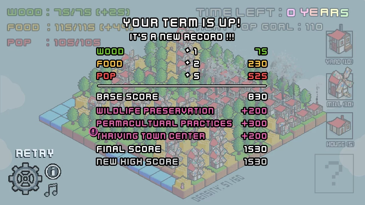 Изображение игры: Time's Up in Tiny Town
