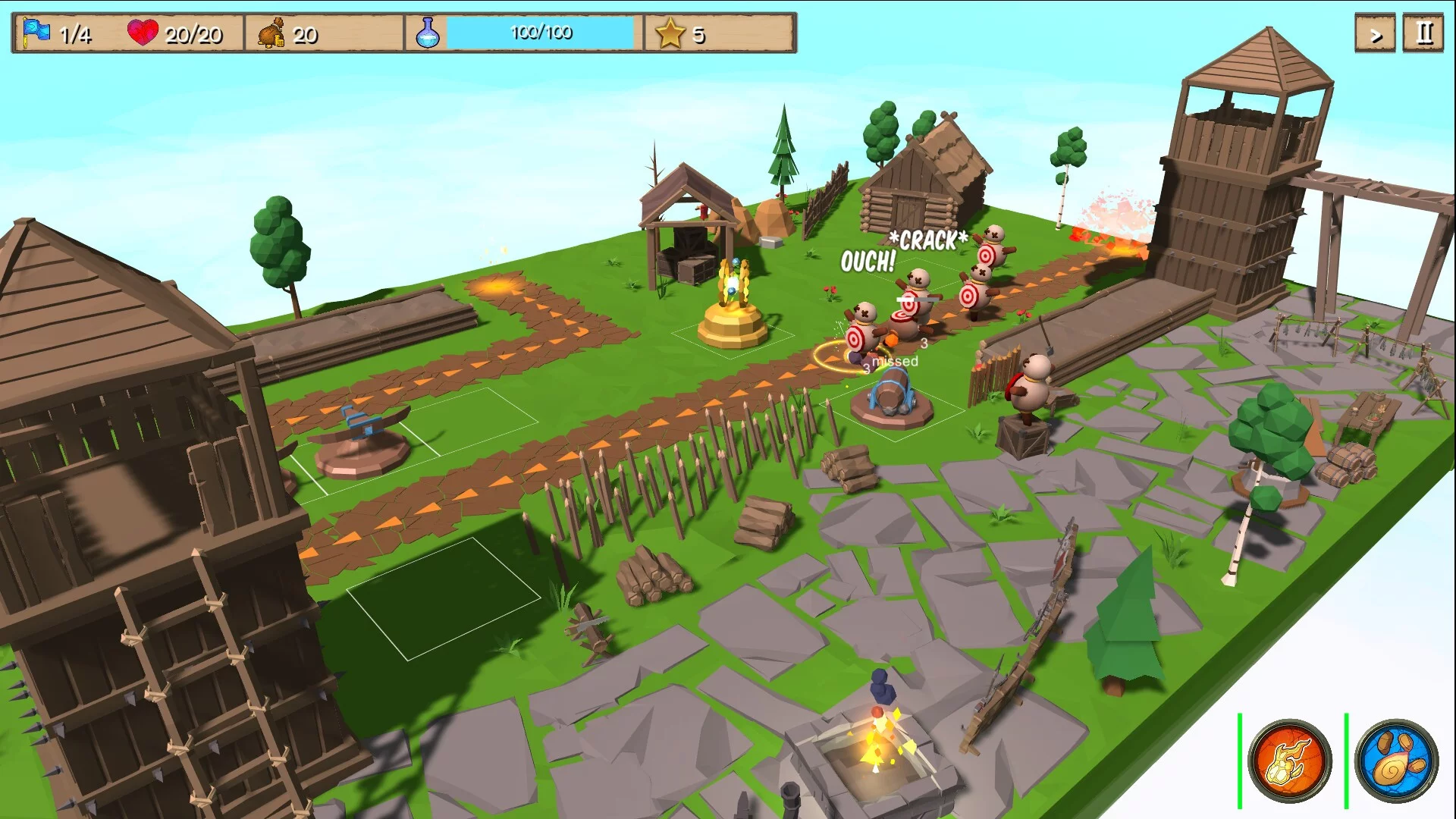 Изображение игры: Voxelia Defenders
