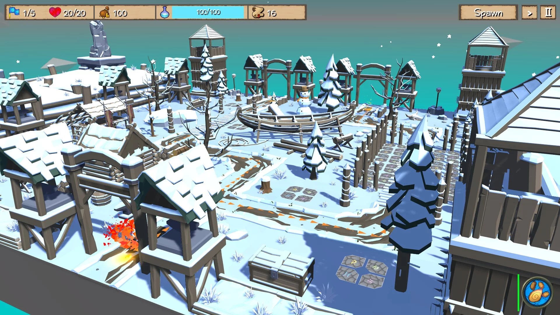 Изображение игры: Voxelia Defenders