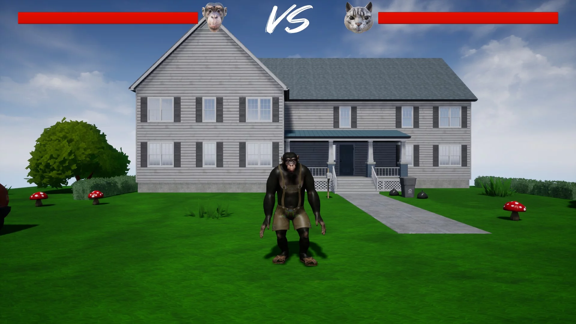 Изображение игры: Animals Fight