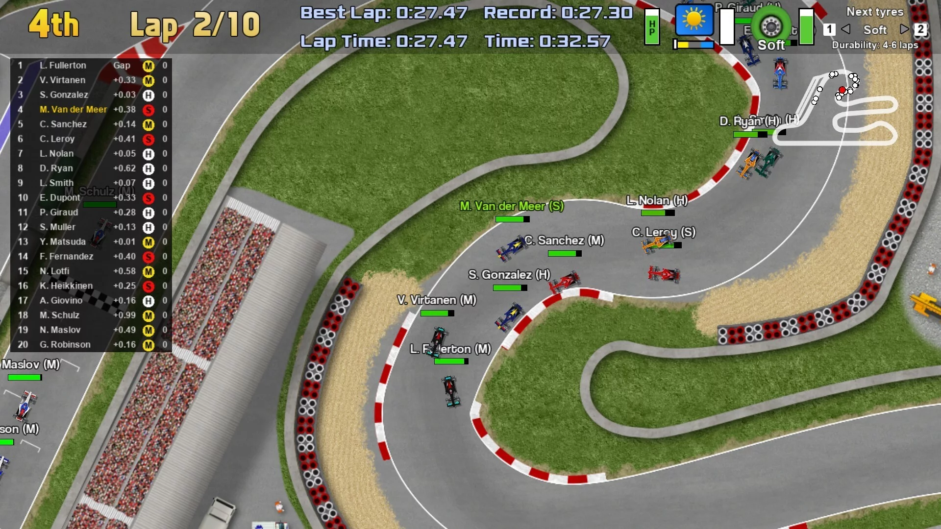 Изображение игры: Ultimate Racing 2D 2