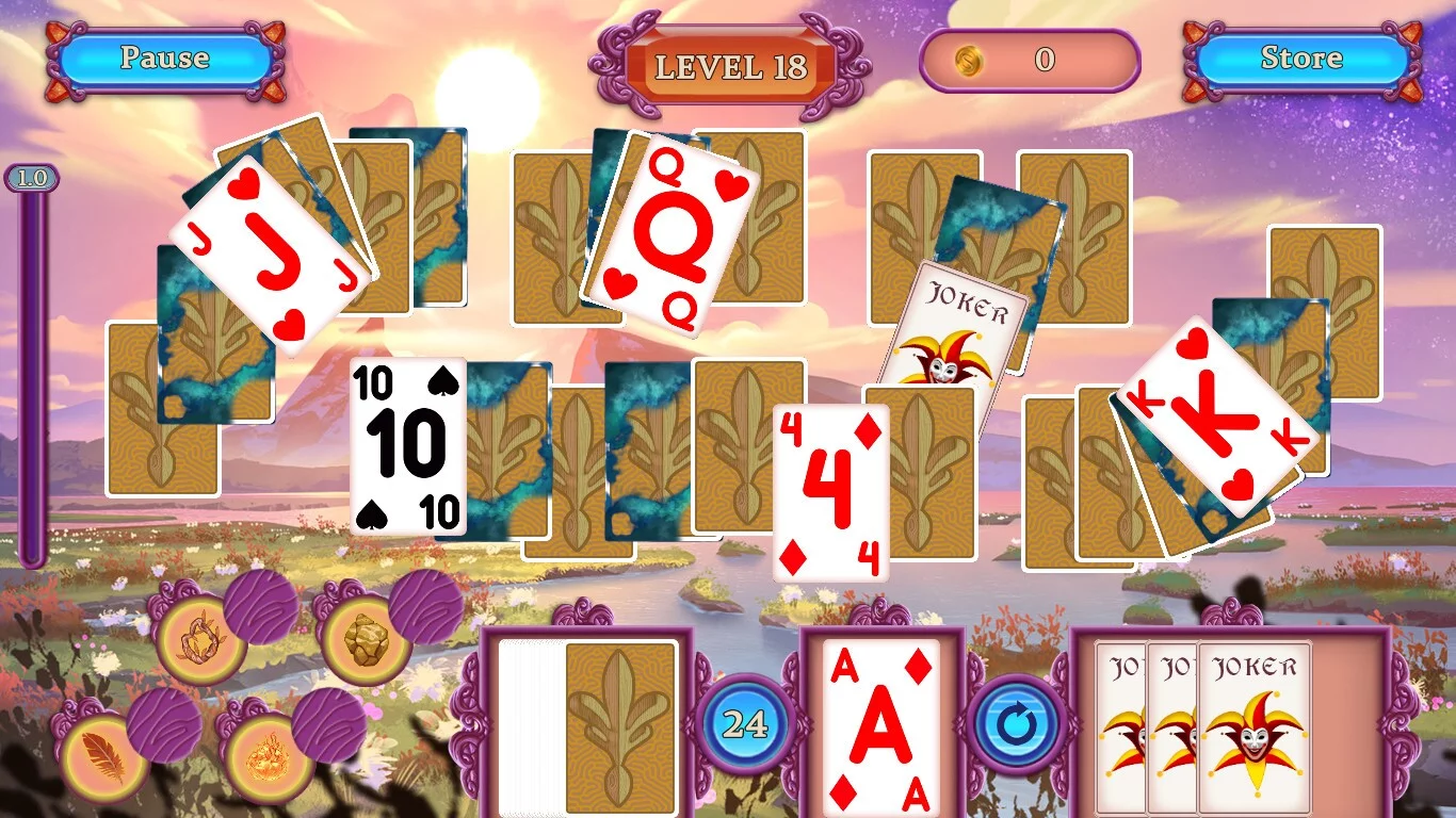 Изображение игры: Endless Soul Light Solitaire