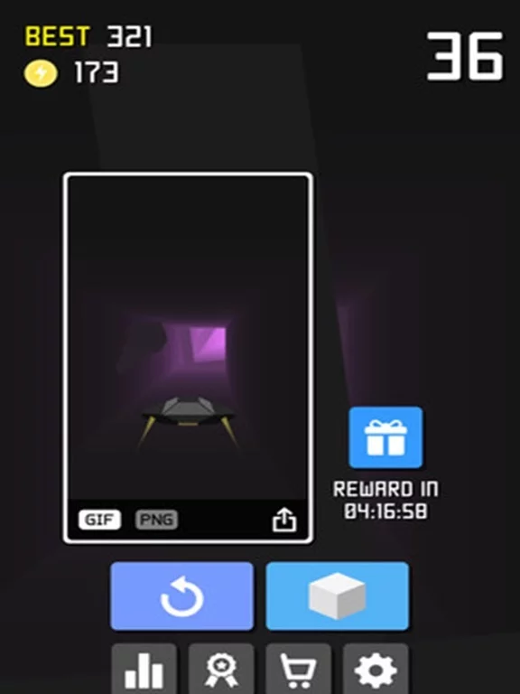 Изображение игры: Retro Hyper Run 3D Flight Game
