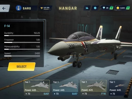 Изображение игры: Sky Warriors: Airplane Combat