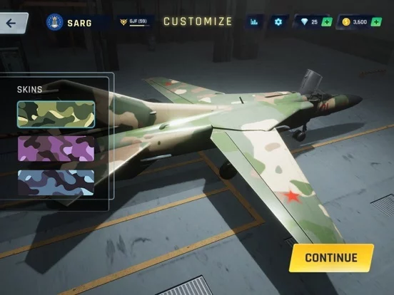 Изображение игры: Sky Warriors: Airplane Combat