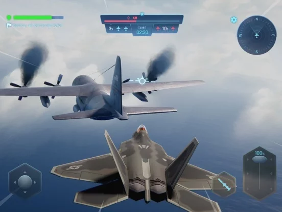 Изображение игры: Sky Warriors: Airplane Combat