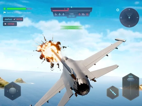 Изображение игры: Sky Warriors: Airplane Combat